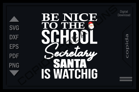Be Nice to the School Secretary SVG: A Versatile Graphic Design Asset for Crafts and Local Brands