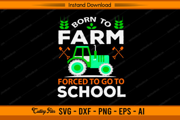 Born to Farmer Forced to Go to School: A Unique Graphic Asset for Local Business Branding