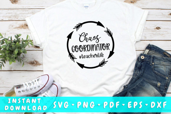 Chaos Coordinator Teacher Life SVG: A Graphics Powerhouse for Crafts & Branding