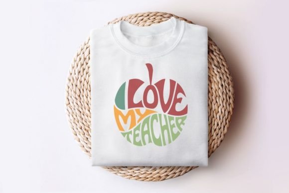 I Love My Teacher Apple SVG Cut File Review