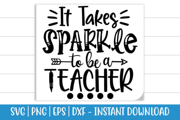 It Takes Sparkle to Be a Teacher: A Versatile Graphic Design Asset for Content Creators