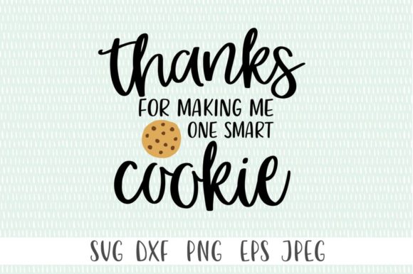 One Smart Cookie Teacher: A Versatile Graphic Design Asset for Crafts