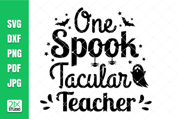 One Spooktacular Teacher Halloween SVG: A Versatile Design Asset for Crafts and Graphics