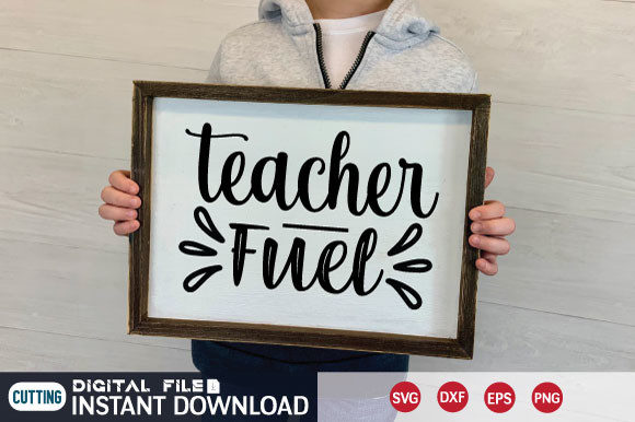 Teacher Fuel Svg: A Dynamic Graphic Design Asset for Local Business Branding